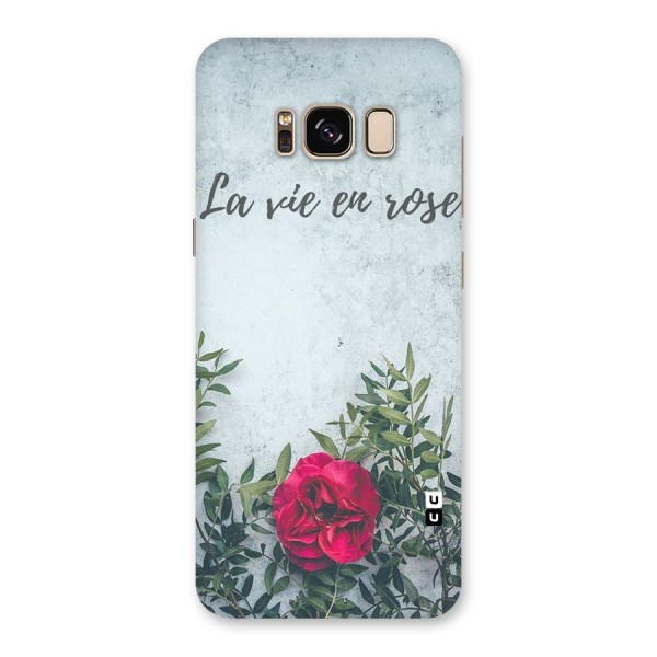 Rose Life Back Case for Galaxy S8