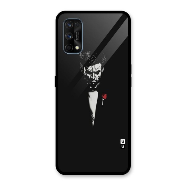 Rose Man Glass Back Case for Realme 7 Pro