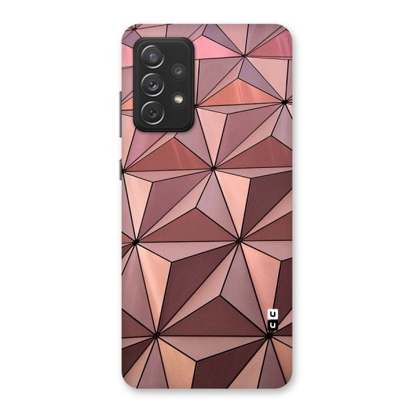 Rosegold Abstract Shapes Back Case for Galaxy A72
