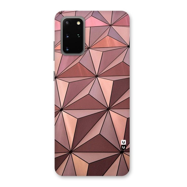 Rosegold Abstract Shapes Back Case for Galaxy S20 Plus