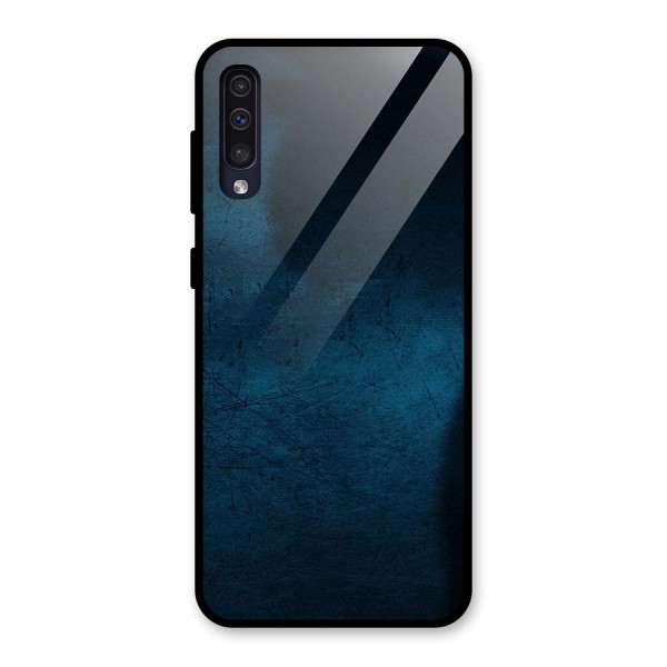 Royal Blue Glass Back Case for Galaxy A50s