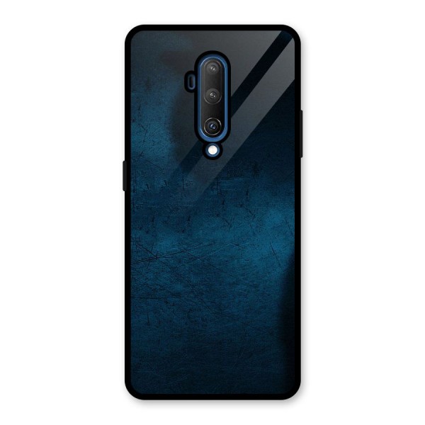Royal Blue Glass Back Case for OnePlus 7T Pro