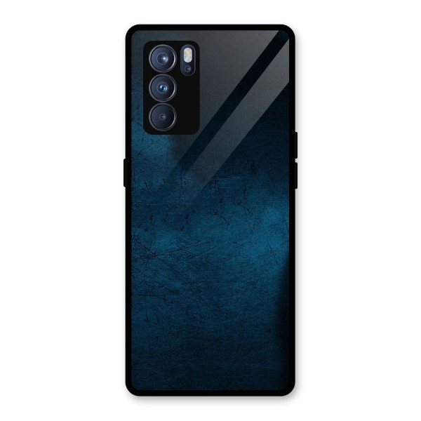 Royal Blue Glass Back Case for Oppo Reno6 Pro 5G