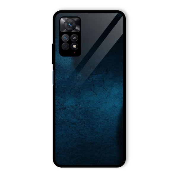 Royal Blue Glass Back Case for Redmi Note 11 Pro Plus 5G