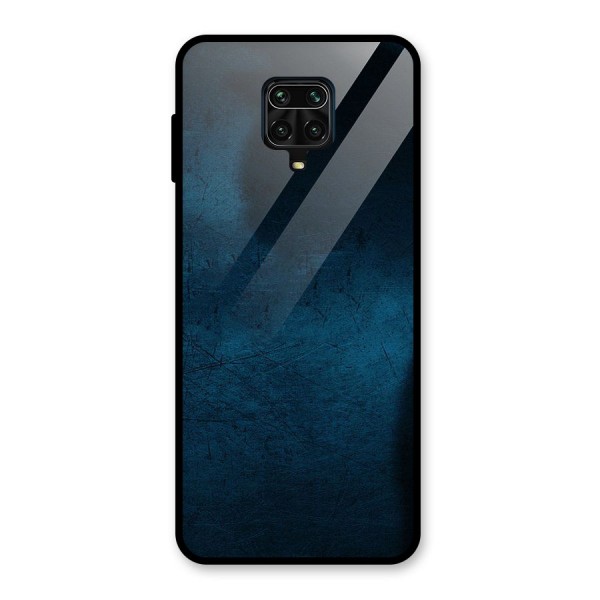 Royal Blue Glass Back Case for Redmi Note 9 Pro