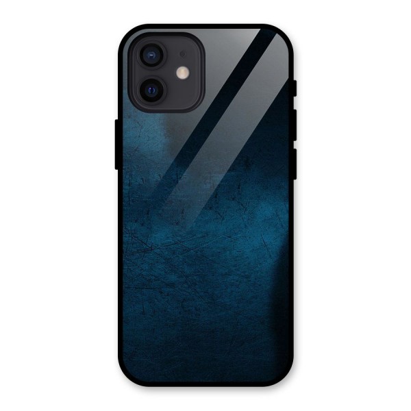 Royal Blue Glass Back Case for iPhone 12