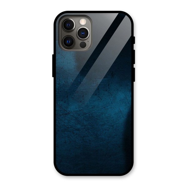 Royal Blue Glass Back Case for iPhone 12 Pro