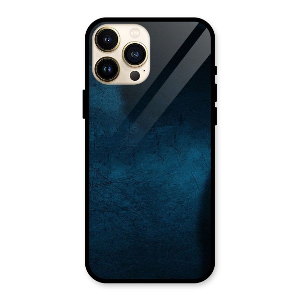 Royal Blue Glass Back Case for iPhone 13 Pro Max