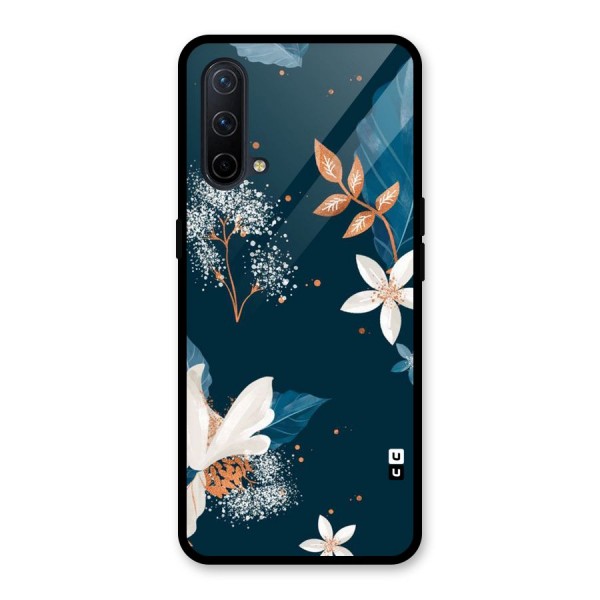 Royal Floral Glass Back Case for OnePlus Nord CE 5G