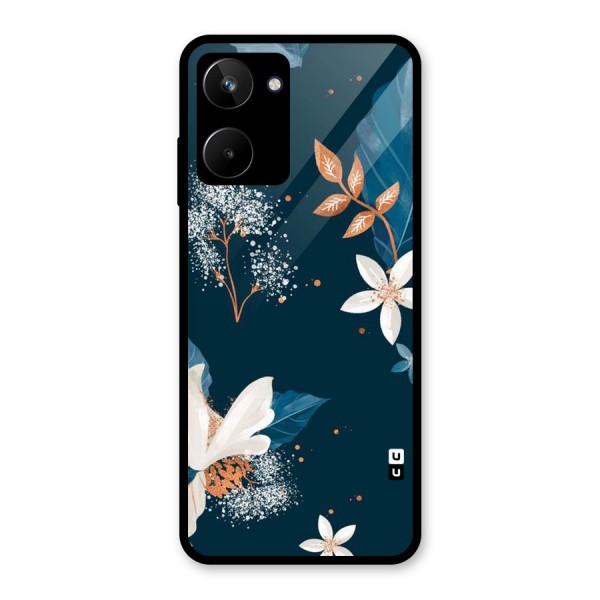 Royal Floral Glass Back Case for Realme 10