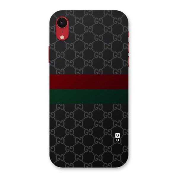 Royal Stripes Design Back Case for iPhone XR