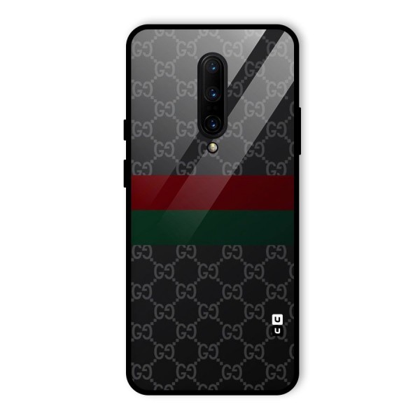 Royal Stripes Design Glass Back Case for OnePlus 7 Pro