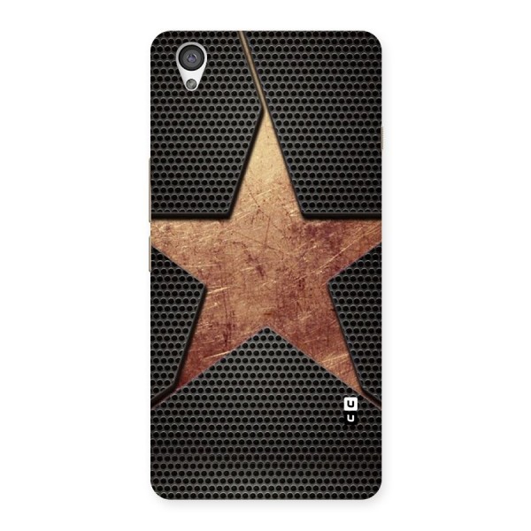 Rugged Gold Star Back Case for OnePlus X
