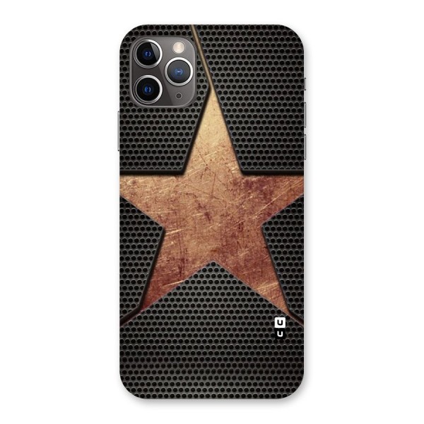 Rugged Gold Star Back Case for iPhone 11 Pro Max