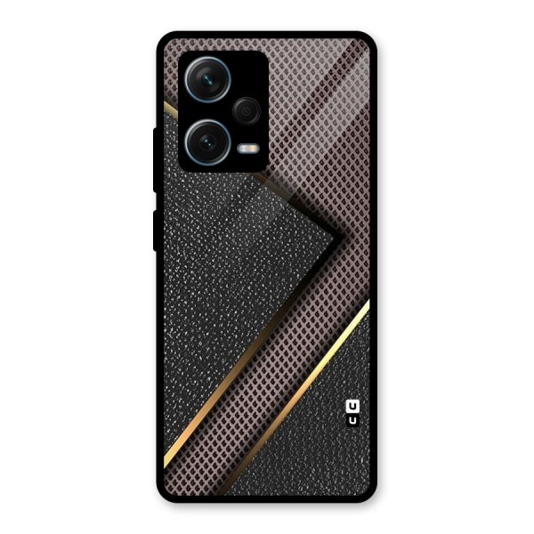 Rugged Polka Design Glass Back Case for Redmi Note 12 Pro Plus 5G