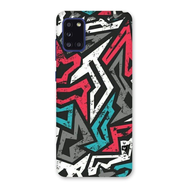 Rugged Strike Abstract Back Case for Galaxy A31