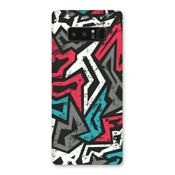 Rugged Strike Abstract Back Case for Galaxy Note 8