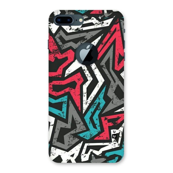 Rugged Strike Abstract Back Case for iPhone 7 Plus Logo Cut