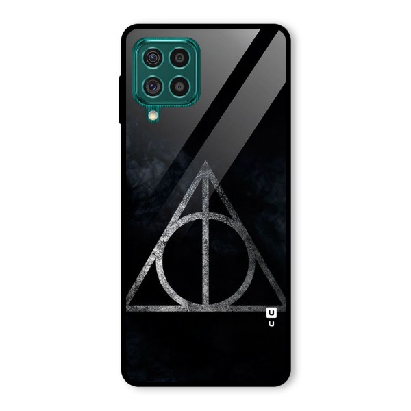 Rugged Triangle Design Glass Back Case for Galaxy F62