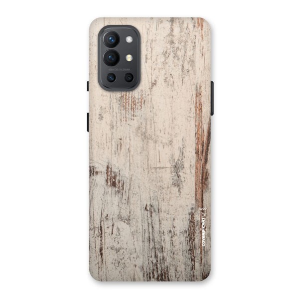 Rugged Wooden Texture Back Case for OnePlus 9R