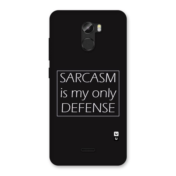 Sarcasm Defence Back Case for Gionee X1