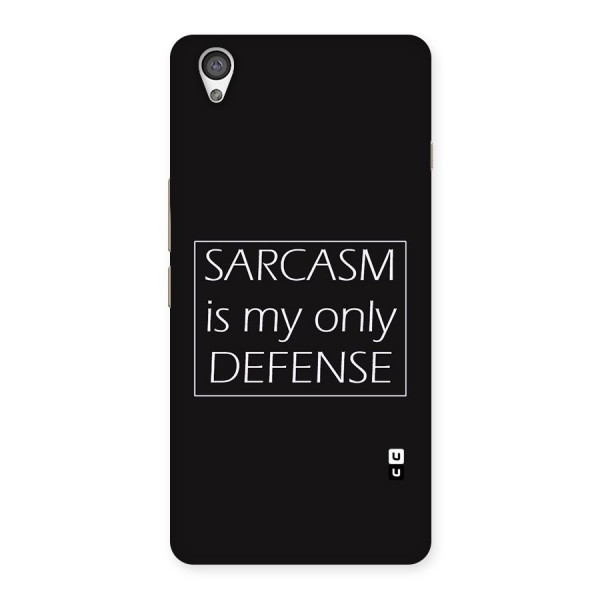Sarcasm Defence Back Case for OnePlus X