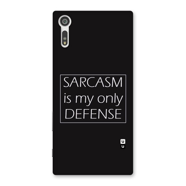 Sarcasm Defence Back Case for Xperia XZ