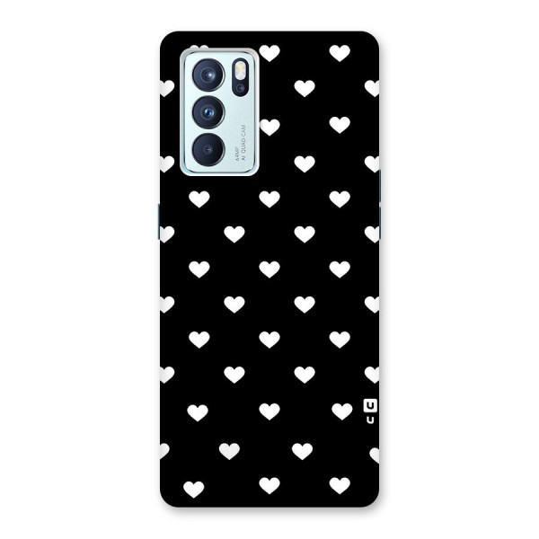 Seamless Hearts Pattern Back Case for Oppo Reno6 Pro 5G
