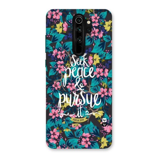 Seek Peace Back Case for Redmi Note 8 Pro