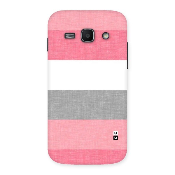 Shades Pink Stripes Back Case for Galaxy Ace 3