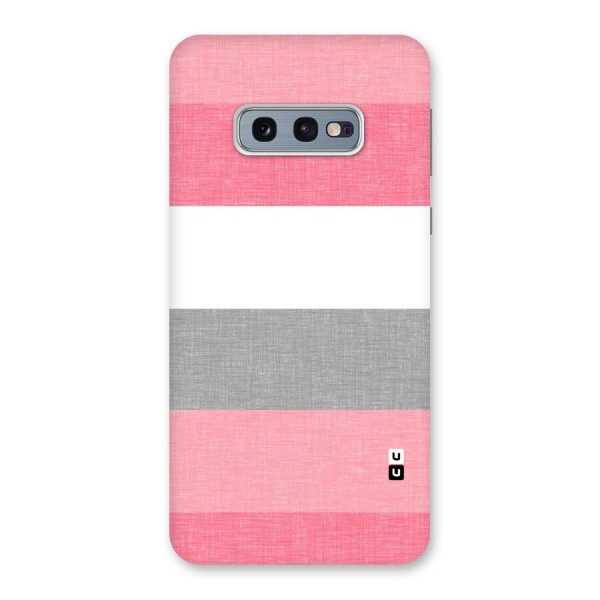Shades Pink Stripes Back Case for Galaxy S10e