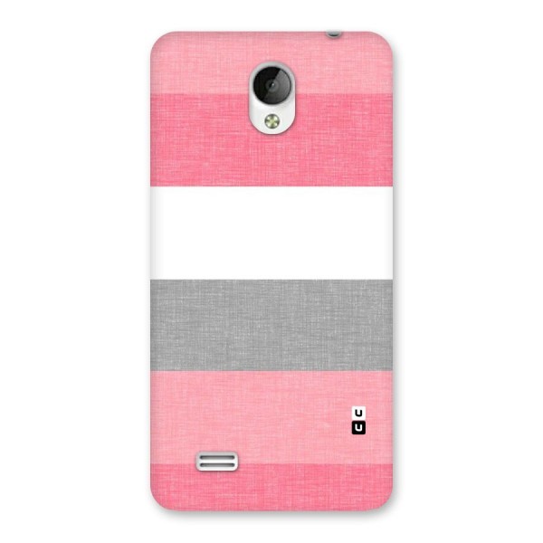 Shades Pink Stripes Back Case for Vivo Y21