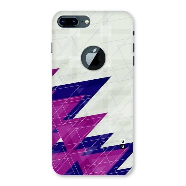 Sharp Abstract Design Back Case for iPhone 7 Plus Logo Cut