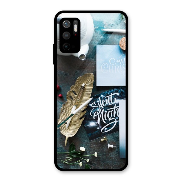 Silent Night Celebrations Glass Back Case for Poco M3 Pro 5G