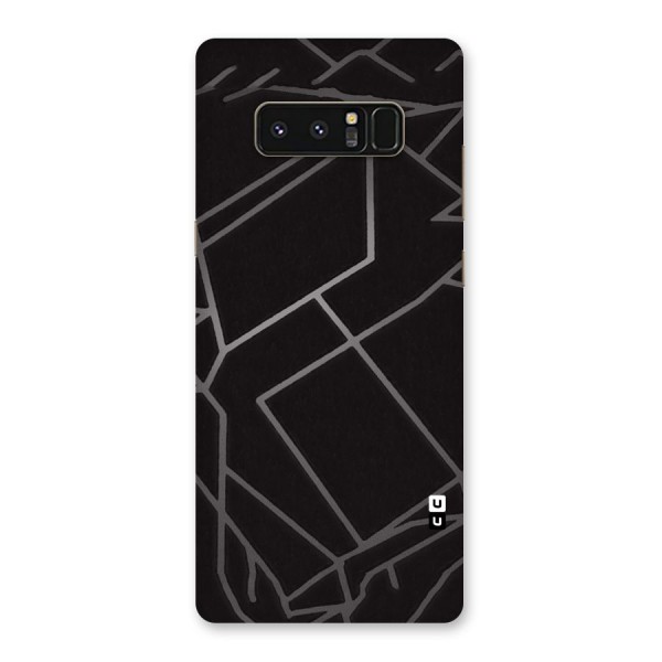 Silver Angle Design Back Case for Galaxy Note 8