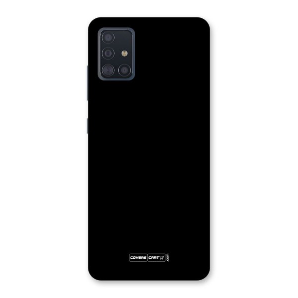 Simple Black Back Case for Galaxy A51
