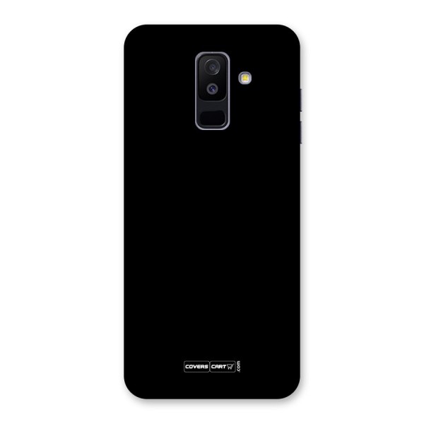 Simple Black Back Case for Galaxy A6 Plus