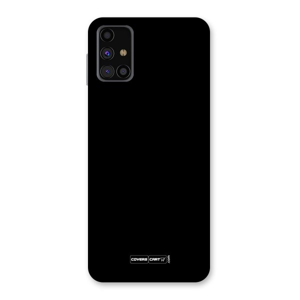 Simple Black Back Case for Galaxy M31s