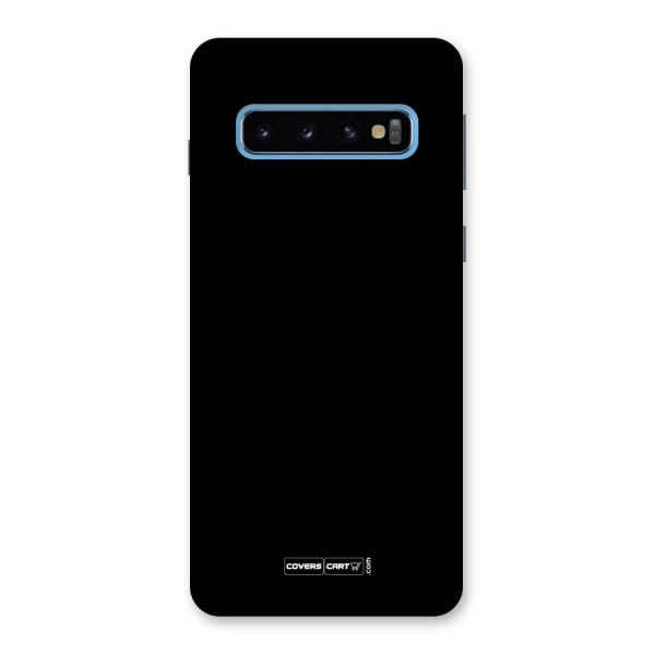 Simple Black Back Case for Galaxy S10