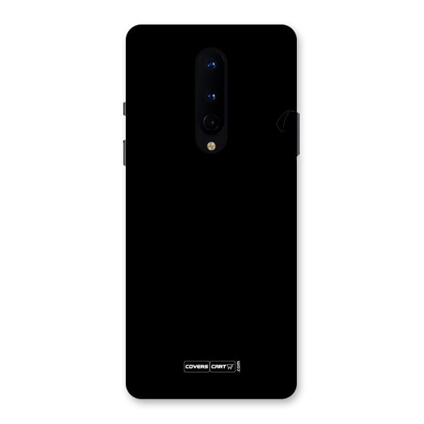 Simple Black Back Case for OnePlus 8