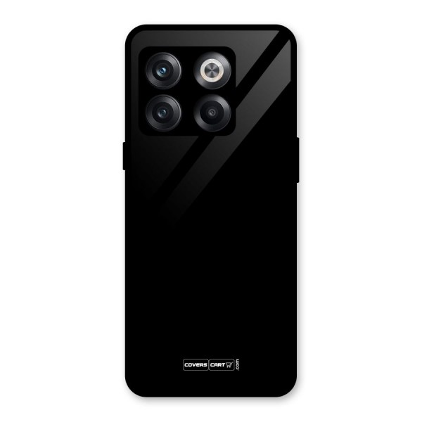 Simple Black Glass Back Case for OnePlus 10T