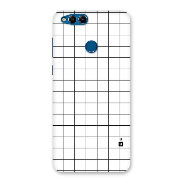 Simple Checks Back Case for Honor 7X