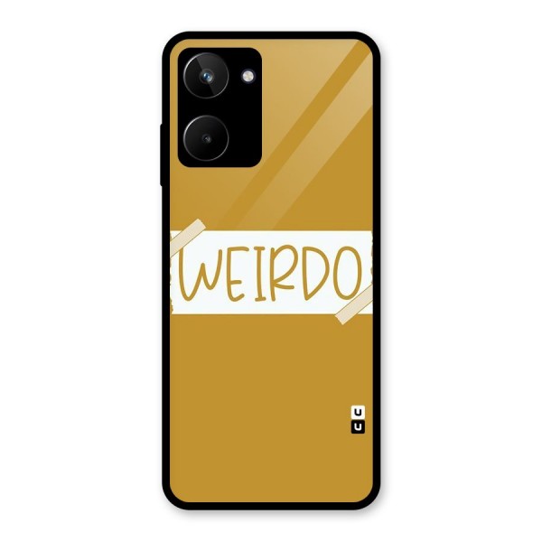 Simple Weirdo Glass Back Case for Realme 10