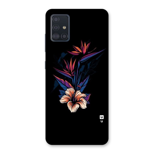 Single Painted Flower Back Case for Galaxy A51