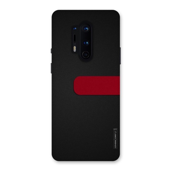 Single Red Stripe Back Case for OnePlus 8 Pro