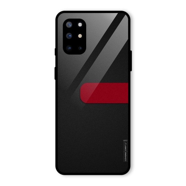 Single Red Stripe Glass Back Case for OnePlus 8T