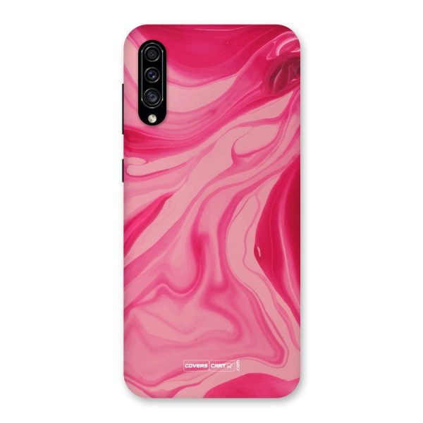 Sizzling Pink Marble Texture Back Case for Galaxy A30s