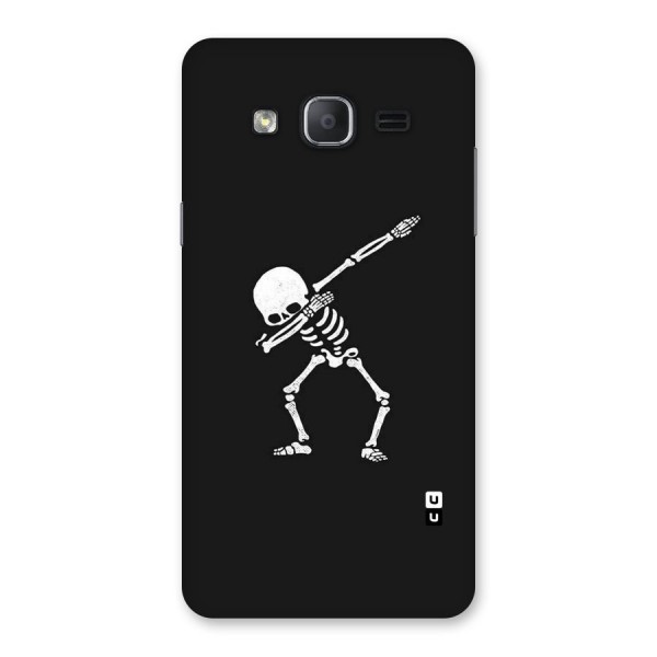 Skeleton Dab White Back Case for Galaxy On7 2015