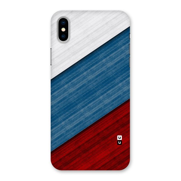 Slant Beautiful Stripe Back Case for iPhone XS