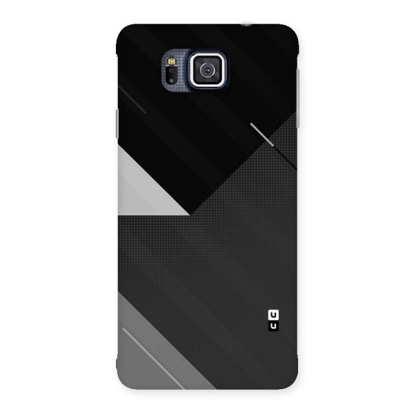 Slant Grey Back Case for Galaxy Alpha